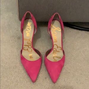 Bright pink Sam Edelman Pumps